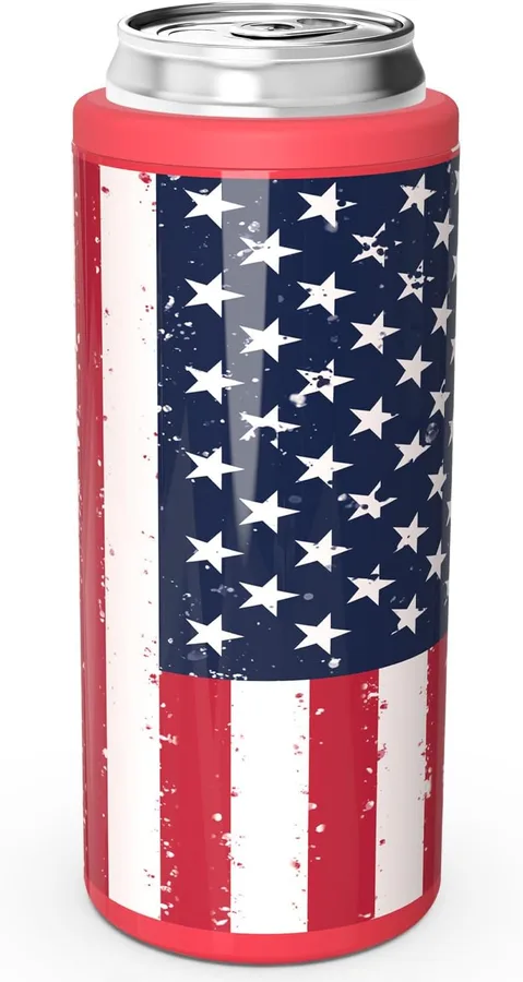 TILUCK Skinny Can Cooler — U.S. Flag